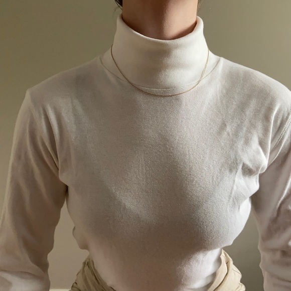White turtleneck - Picture 3 of 6